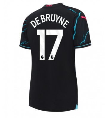 Manchester City Kevin De Bruyne #17 Tredje trøje Dame 2023-24 Kort ærmer